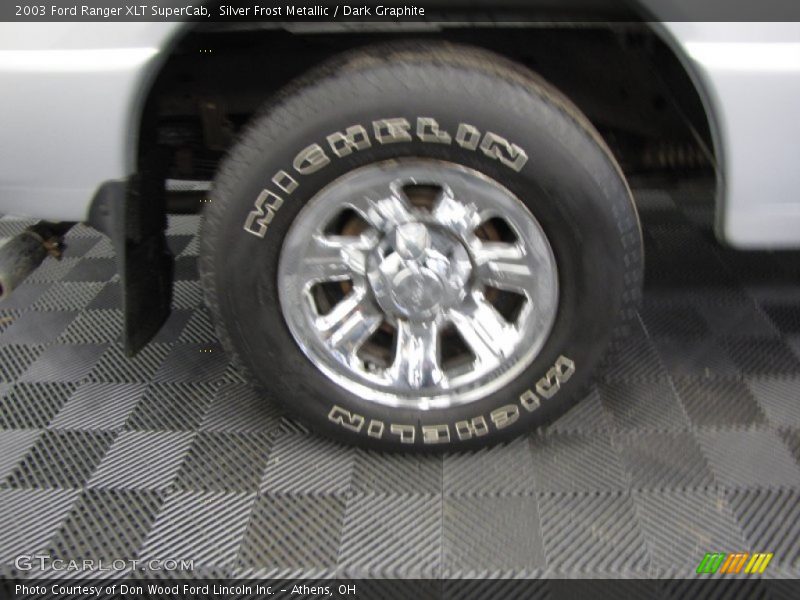 Silver Frost Metallic / Dark Graphite 2003 Ford Ranger XLT SuperCab