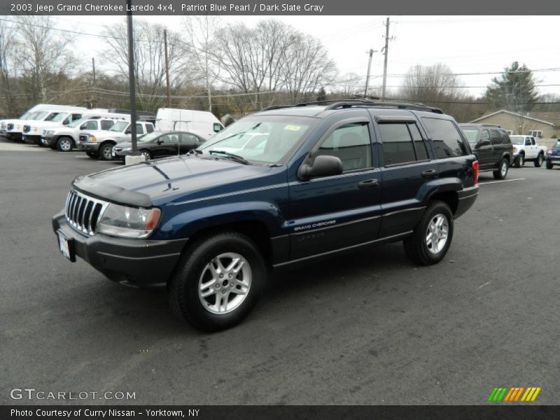 Patriot Blue Pearl / Dark Slate Gray 2003 Jeep Grand Cherokee Laredo 4x4