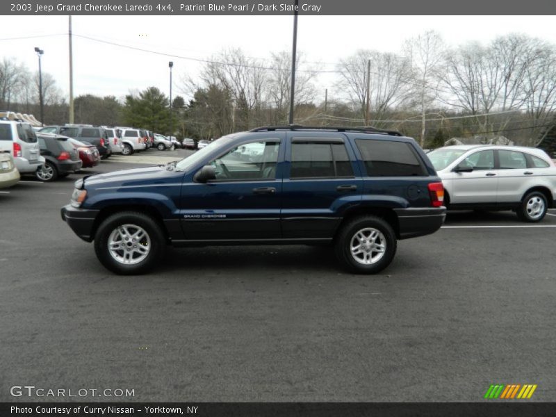 Patriot Blue Pearl / Dark Slate Gray 2003 Jeep Grand Cherokee Laredo 4x4