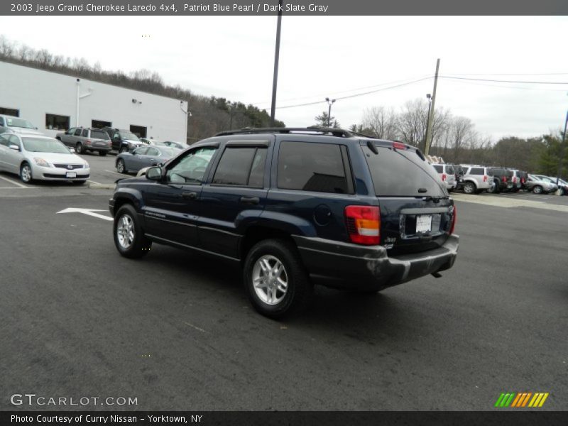 Patriot Blue Pearl / Dark Slate Gray 2003 Jeep Grand Cherokee Laredo 4x4