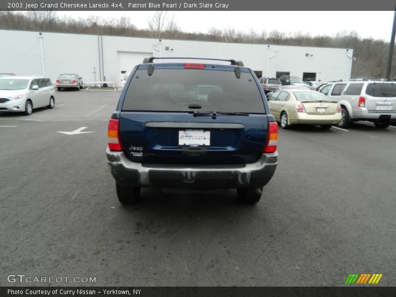 Patriot Blue Pearl / Dark Slate Gray 2003 Jeep Grand Cherokee Laredo 4x4