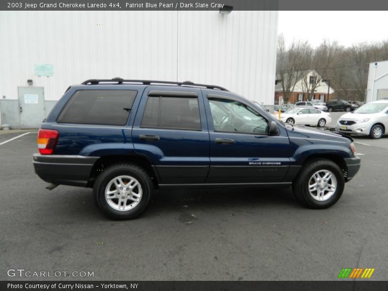 Patriot Blue Pearl / Dark Slate Gray 2003 Jeep Grand Cherokee Laredo 4x4