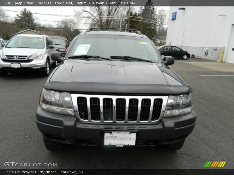 Patriot Blue Pearl / Dark Slate Gray 2003 Jeep Grand Cherokee Laredo 4x4