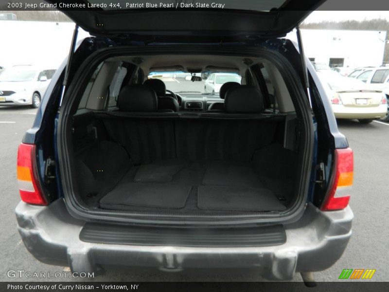 Patriot Blue Pearl / Dark Slate Gray 2003 Jeep Grand Cherokee Laredo 4x4