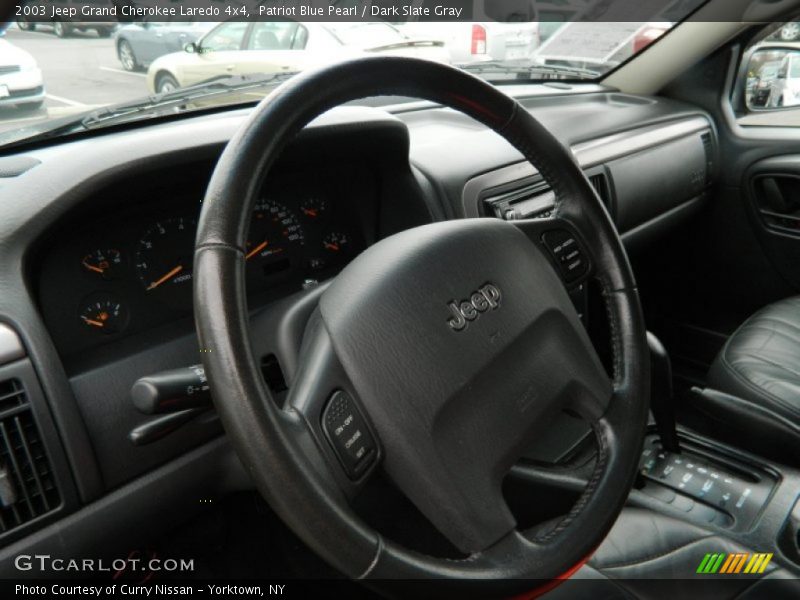 Patriot Blue Pearl / Dark Slate Gray 2003 Jeep Grand Cherokee Laredo 4x4
