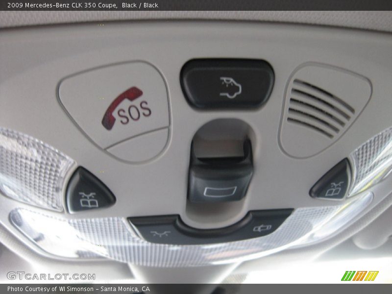 Black / Black 2009 Mercedes-Benz CLK 350 Coupe