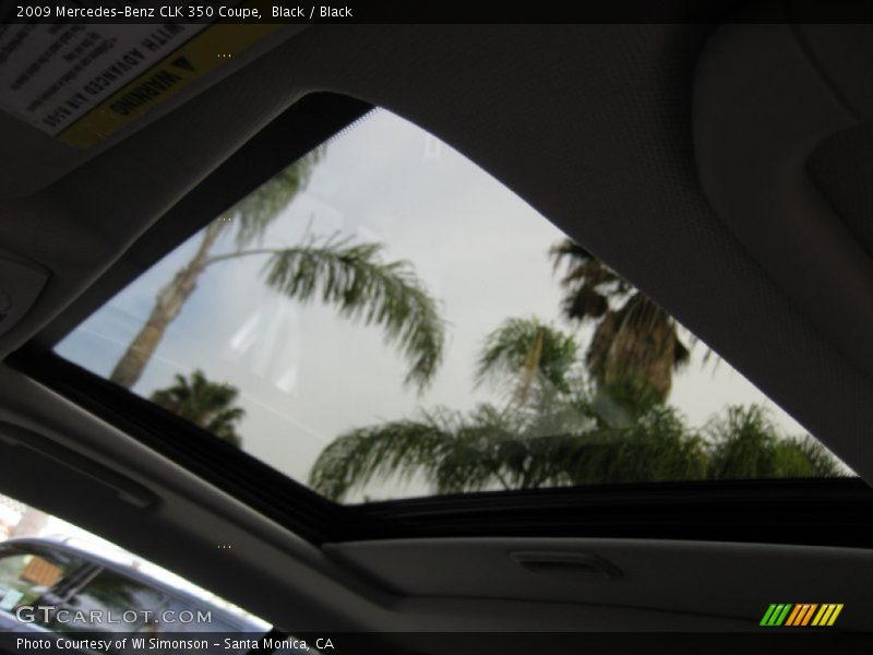 Black / Black 2009 Mercedes-Benz CLK 350 Coupe