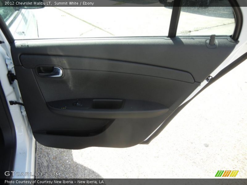 Summit White / Ebony 2012 Chevrolet Malibu LT