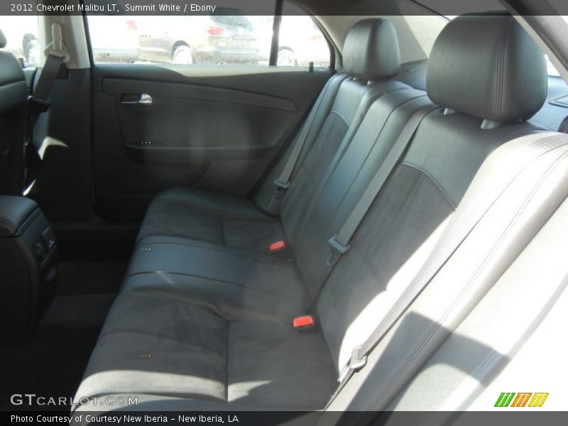 Summit White / Ebony 2012 Chevrolet Malibu LT