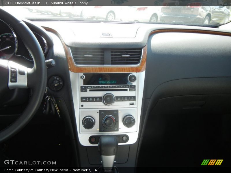Summit White / Ebony 2012 Chevrolet Malibu LT