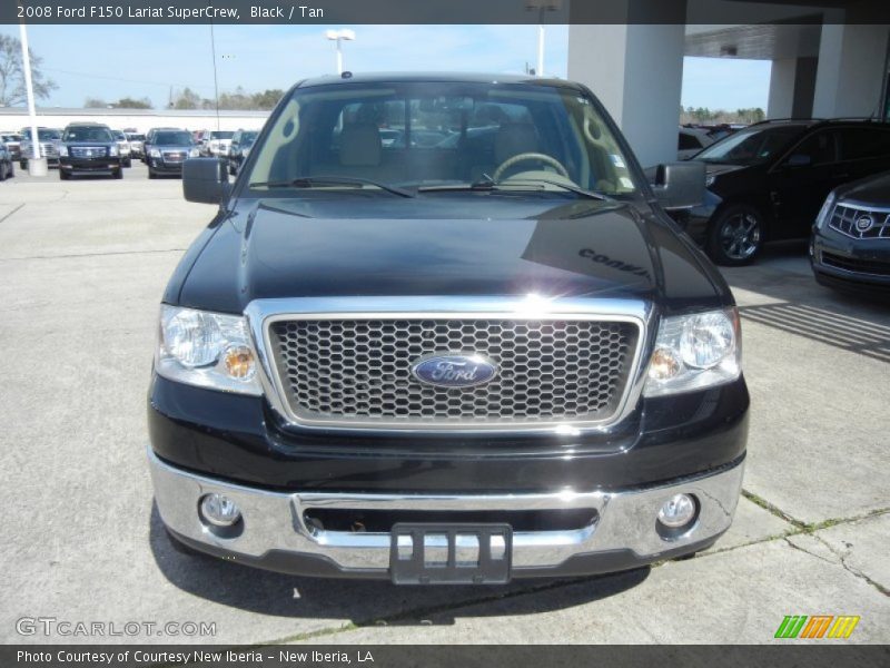 Black / Tan 2008 Ford F150 Lariat SuperCrew