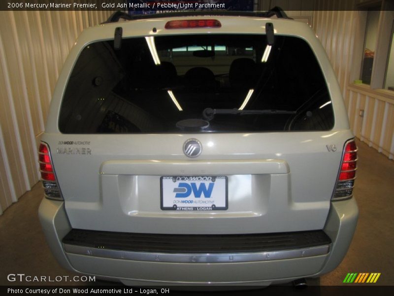 Gold Ash Metallic / Pebble/Light Parchment 2006 Mercury Mariner Premier