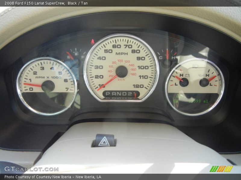 Black / Tan 2008 Ford F150 Lariat SuperCrew