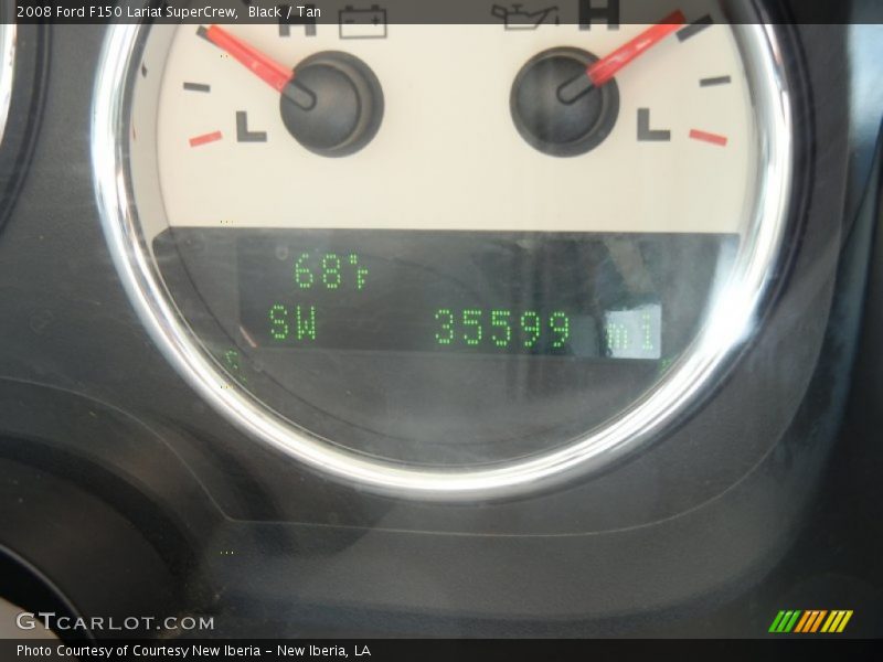 Black / Tan 2008 Ford F150 Lariat SuperCrew