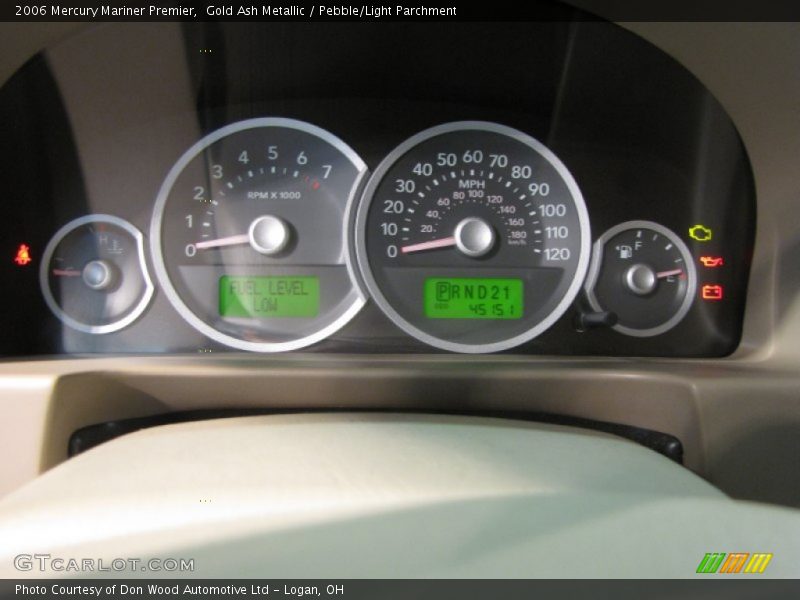  2006 Mariner Premier Premier Gauges