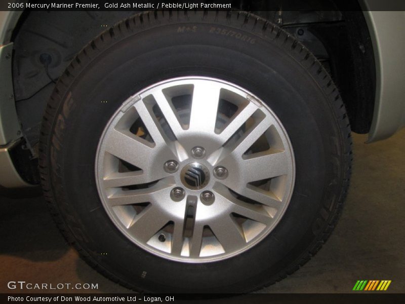 Gold Ash Metallic / Pebble/Light Parchment 2006 Mercury Mariner Premier