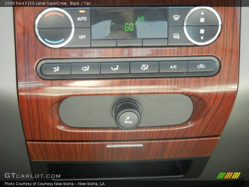 Black / Tan 2008 Ford F150 Lariat SuperCrew