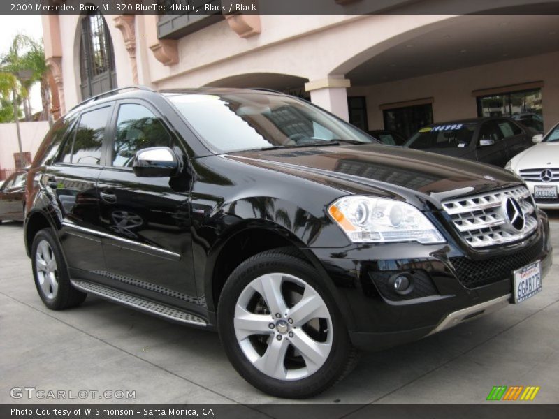 Black / Black 2009 Mercedes-Benz ML 320 BlueTec 4Matic