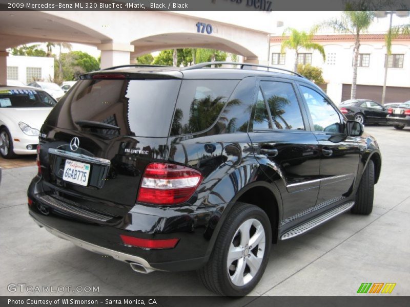 Black / Black 2009 Mercedes-Benz ML 320 BlueTec 4Matic