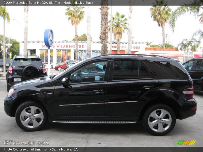 Black / Black 2009 Mercedes-Benz ML 320 BlueTec 4Matic