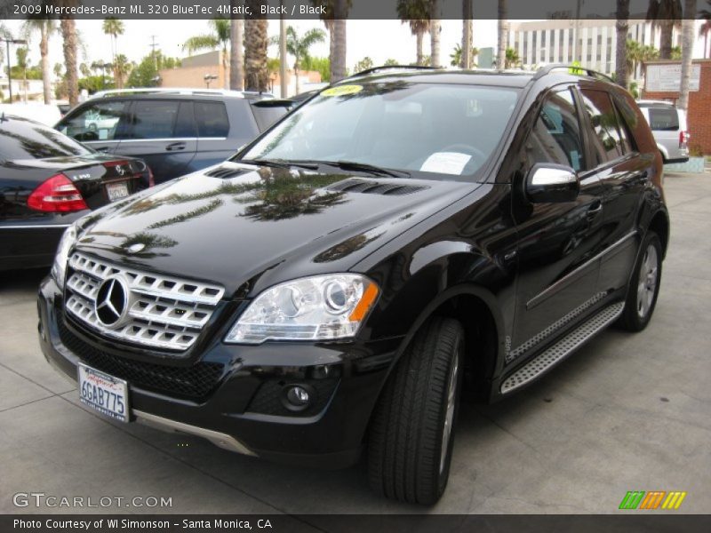 Black / Black 2009 Mercedes-Benz ML 320 BlueTec 4Matic