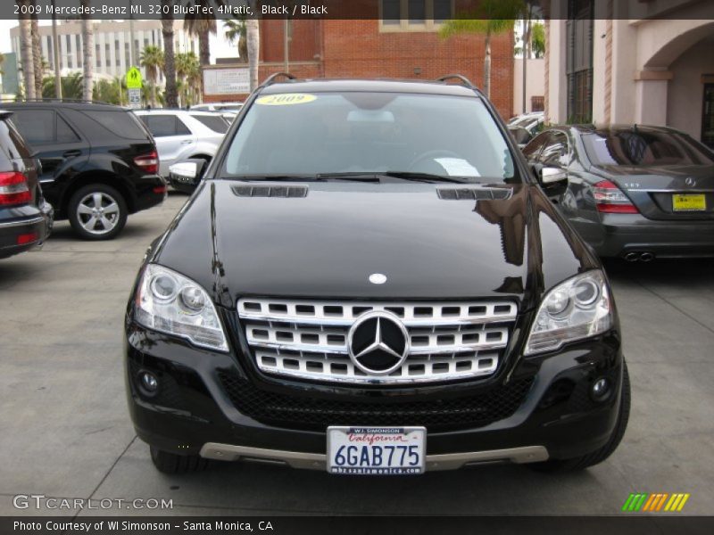 Black / Black 2009 Mercedes-Benz ML 320 BlueTec 4Matic