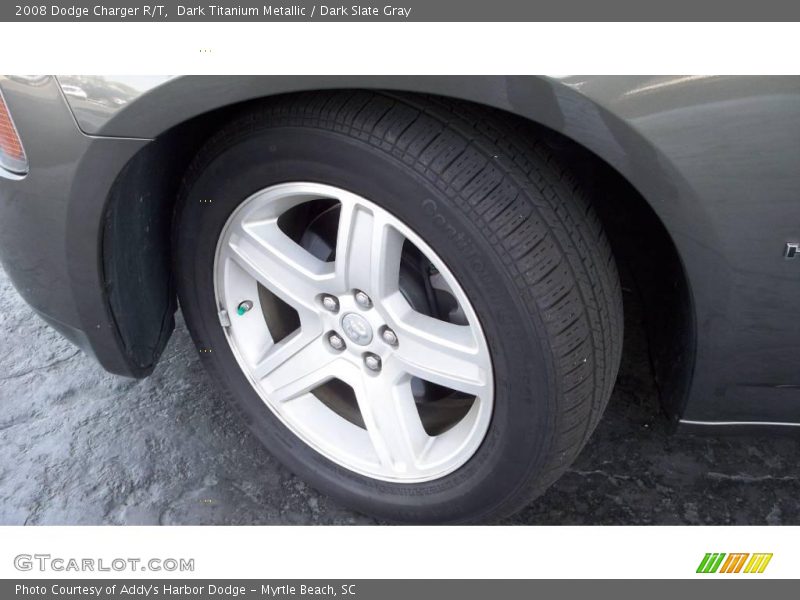 Dark Titanium Metallic / Dark Slate Gray 2008 Dodge Charger R/T