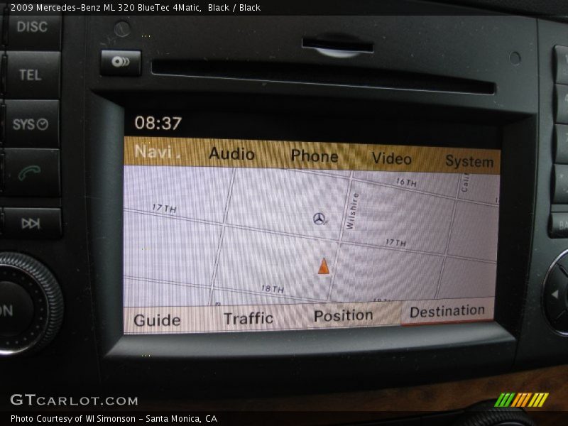 Black / Black 2009 Mercedes-Benz ML 320 BlueTec 4Matic