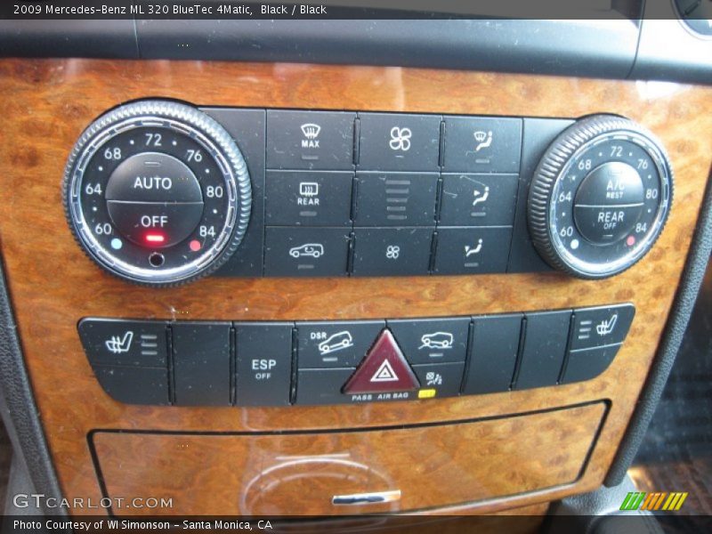 Black / Black 2009 Mercedes-Benz ML 320 BlueTec 4Matic