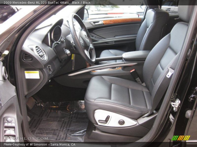 Black / Black 2009 Mercedes-Benz ML 320 BlueTec 4Matic