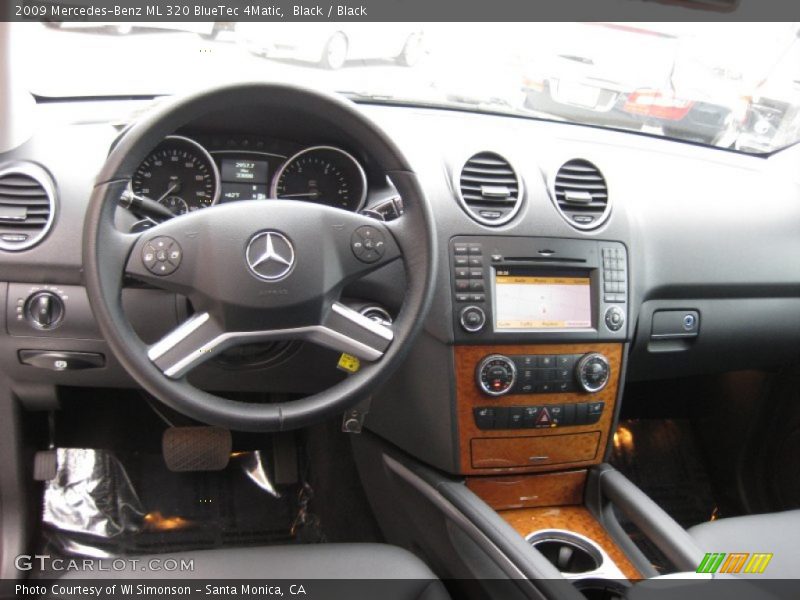 Black / Black 2009 Mercedes-Benz ML 320 BlueTec 4Matic