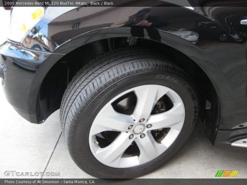 Black / Black 2009 Mercedes-Benz ML 320 BlueTec 4Matic