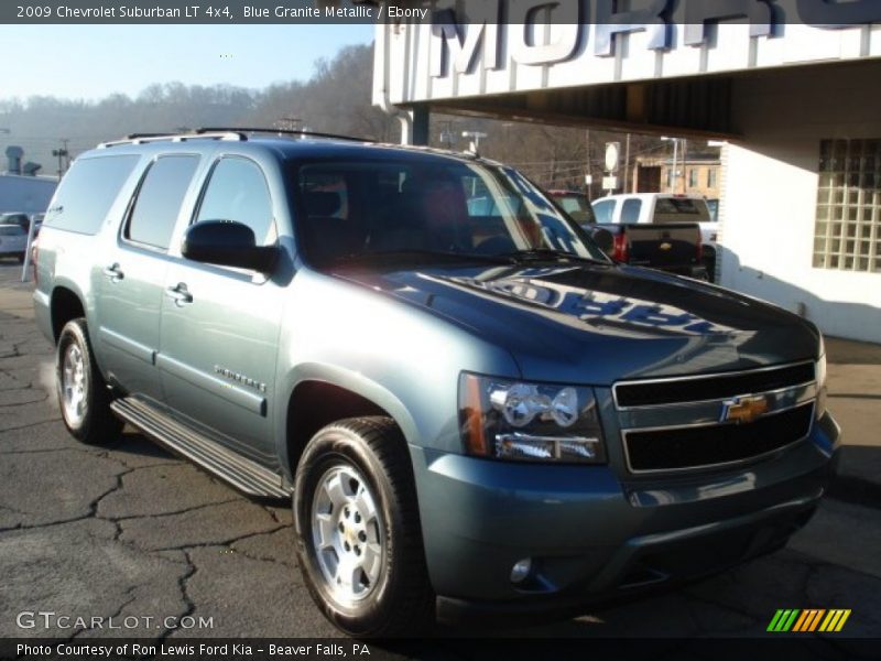 Blue Granite Metallic / Ebony 2009 Chevrolet Suburban LT 4x4