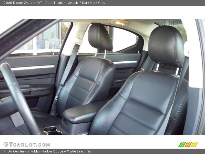 Dark Titanium Metallic / Dark Slate Gray 2008 Dodge Charger R/T