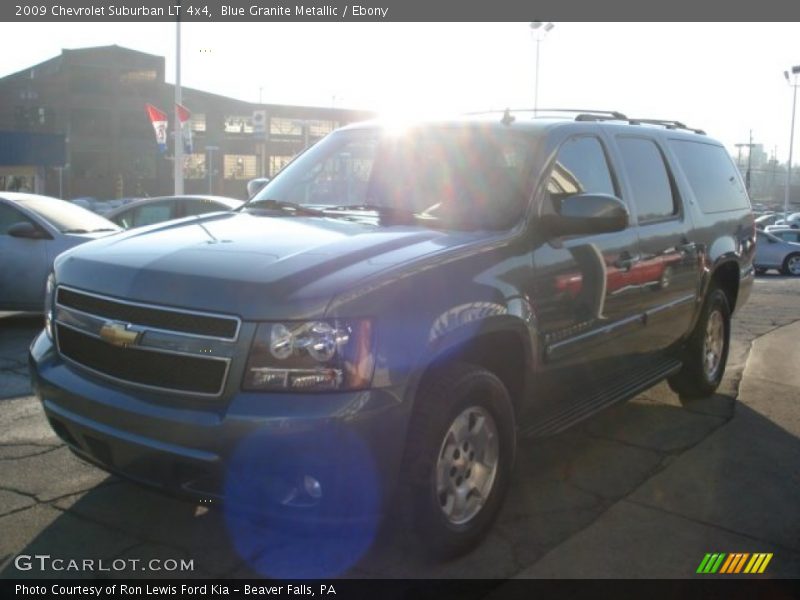 Blue Granite Metallic / Ebony 2009 Chevrolet Suburban LT 4x4