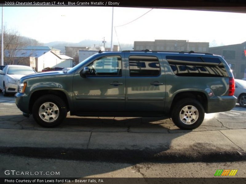 Blue Granite Metallic / Ebony 2009 Chevrolet Suburban LT 4x4