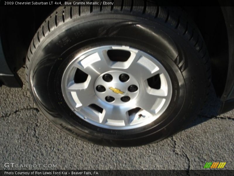 Blue Granite Metallic / Ebony 2009 Chevrolet Suburban LT 4x4