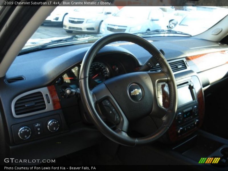 Blue Granite Metallic / Ebony 2009 Chevrolet Suburban LT 4x4