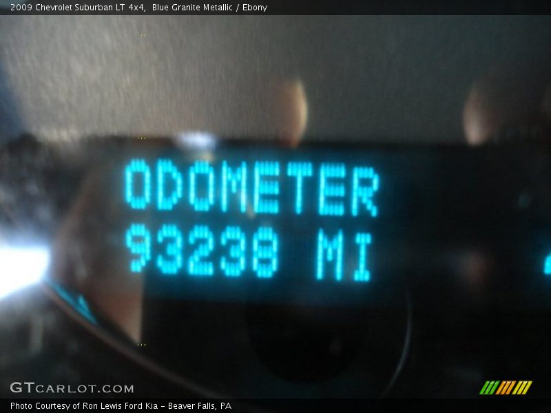 Blue Granite Metallic / Ebony 2009 Chevrolet Suburban LT 4x4
