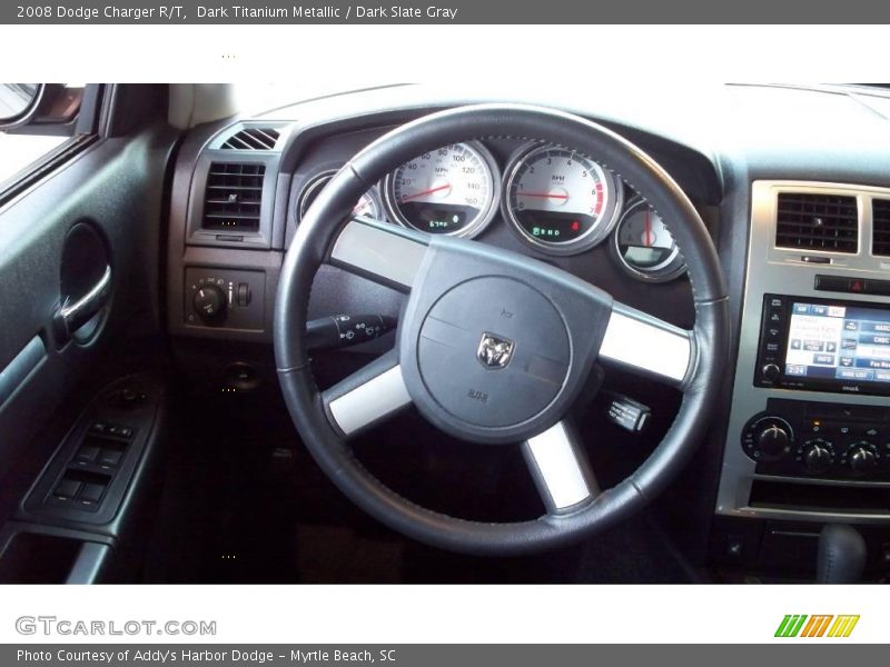 Dark Titanium Metallic / Dark Slate Gray 2008 Dodge Charger R/T