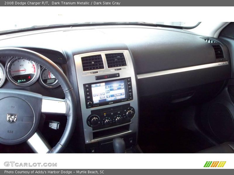 Dark Titanium Metallic / Dark Slate Gray 2008 Dodge Charger R/T
