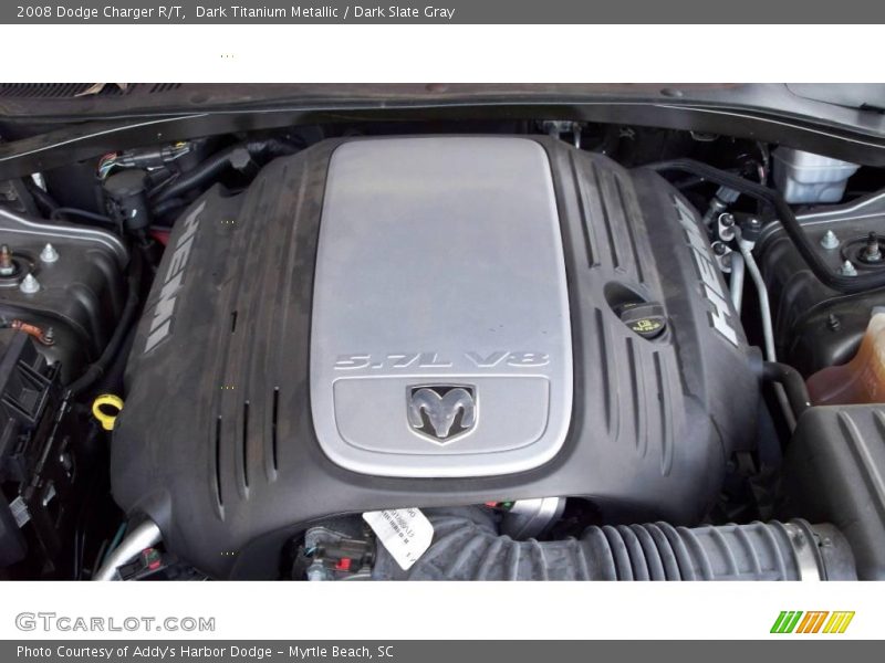 Dark Titanium Metallic / Dark Slate Gray 2008 Dodge Charger R/T