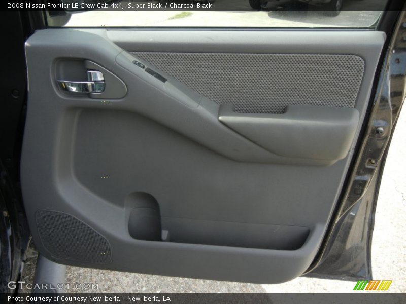 Super Black / Charcoal Black 2008 Nissan Frontier LE Crew Cab 4x4