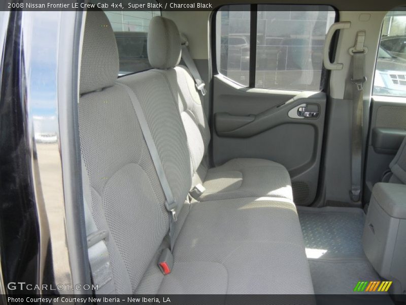 Super Black / Charcoal Black 2008 Nissan Frontier LE Crew Cab 4x4