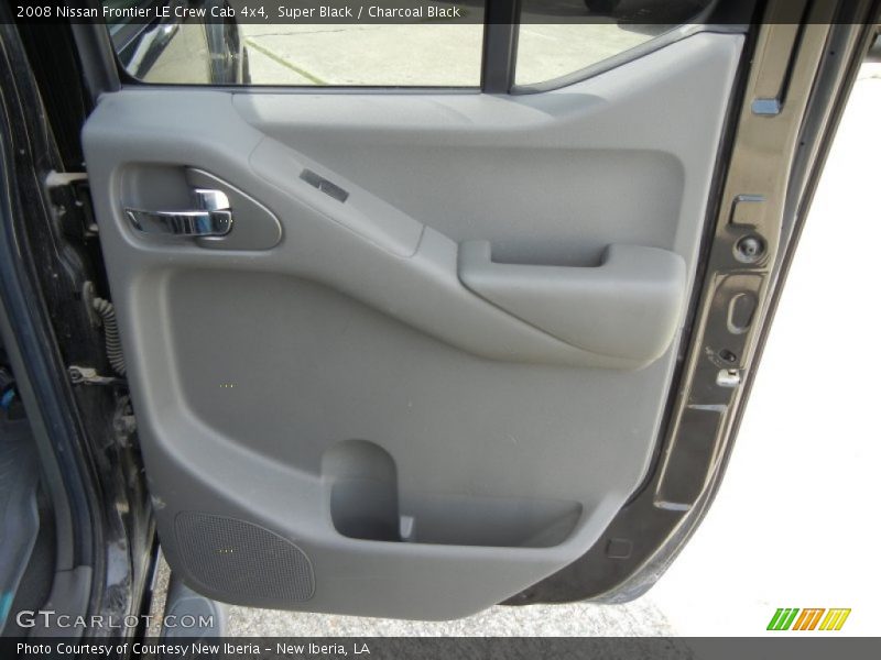 Super Black / Charcoal Black 2008 Nissan Frontier LE Crew Cab 4x4