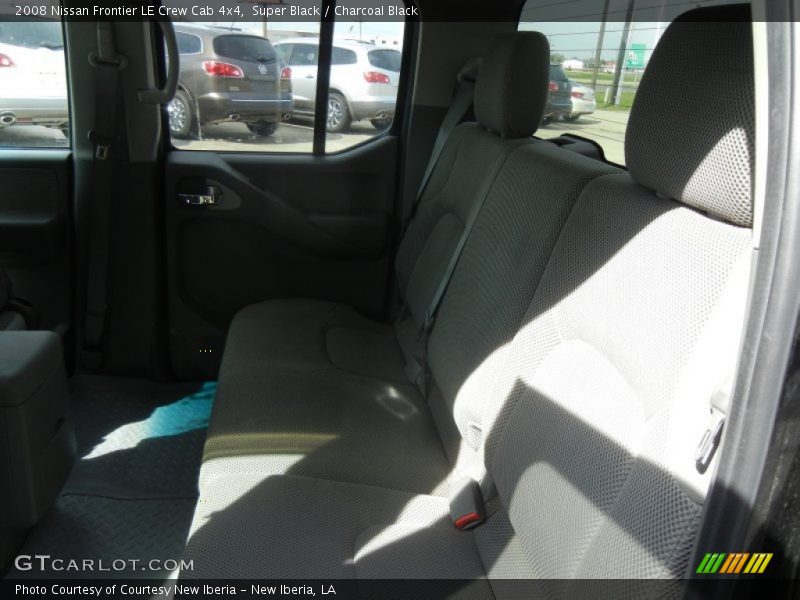 Super Black / Charcoal Black 2008 Nissan Frontier LE Crew Cab 4x4