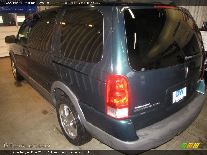 Emerald Green Metallic / Gray 2005 Pontiac Montana SV6 FWD