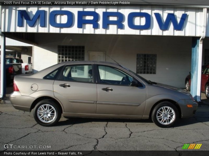 Arizona Beige Metallic / Dark Pebble/Light Pebble 2005 Ford Focus ZX4 SE Sedan