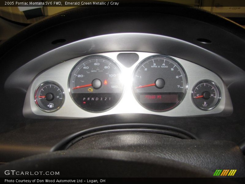 Emerald Green Metallic / Gray 2005 Pontiac Montana SV6 FWD