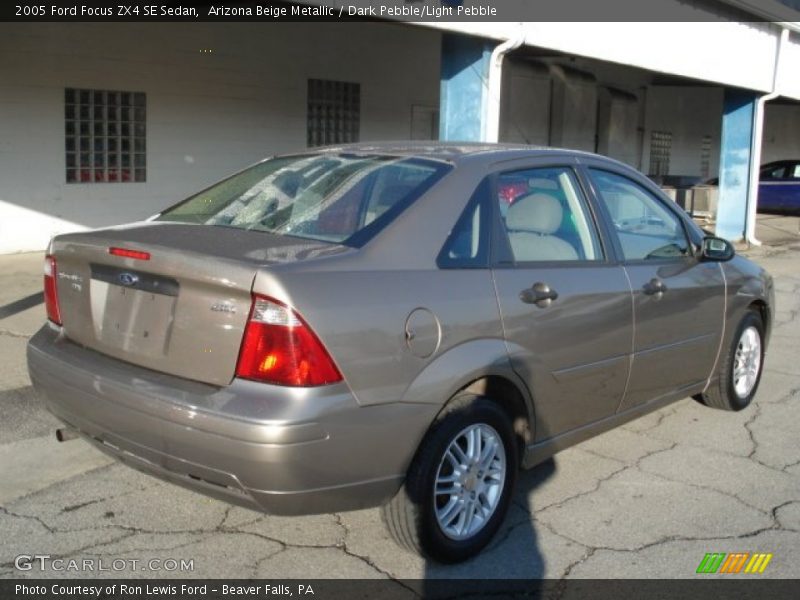 Arizona Beige Metallic / Dark Pebble/Light Pebble 2005 Ford Focus ZX4 SE Sedan